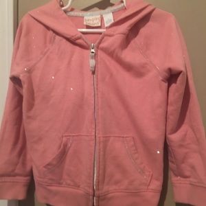 Girls zip up hoodie- 4T
